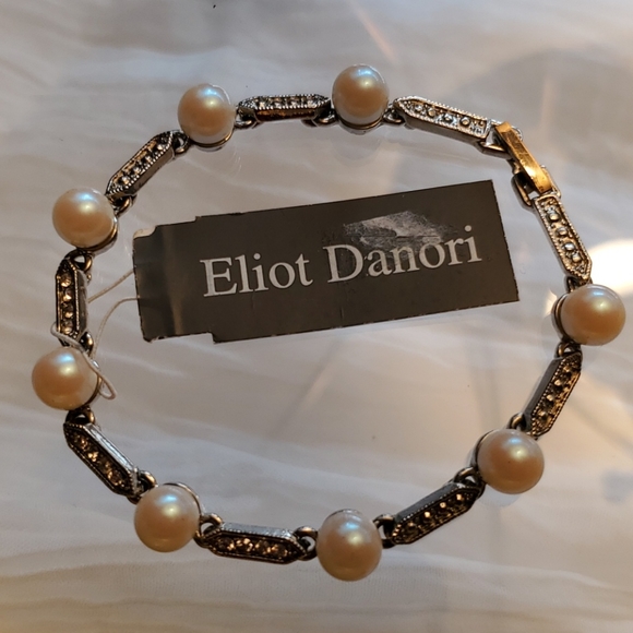 Eliot Danori Jewelry Eliot Danori Silver Pearl Bracelet Poshmark